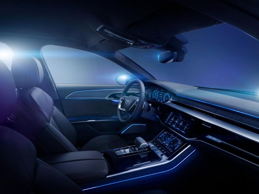 Интерьер Audi A8 50 TDI Quattro (D5) 2017 года  (WW) (фото 89 из 89)